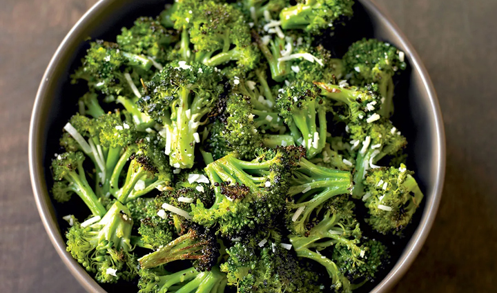 delicious and healthy parmesan roasted broccoli,food,easy recipe