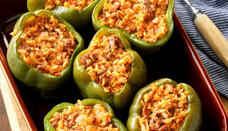 Recipe - Brown Rice Stuffed Peppers