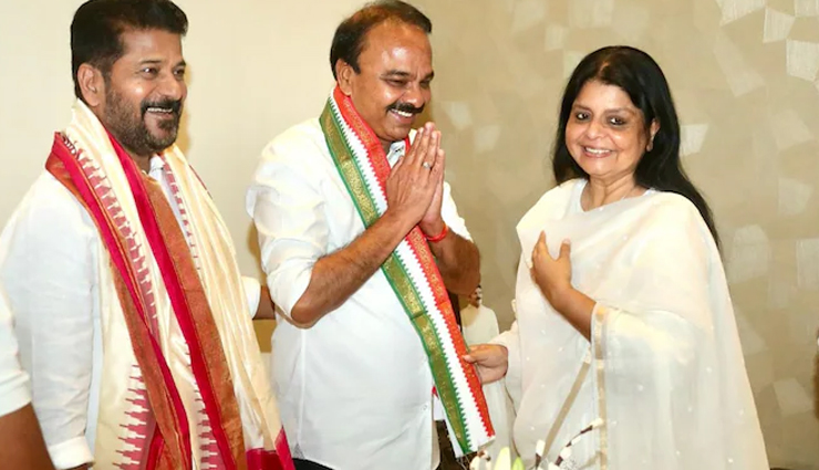 केसीआर की पार्टी के एक और सांसद ने चुनाव से पहले इस्तीफा दिया, कांग्रेस में शामिल हुए