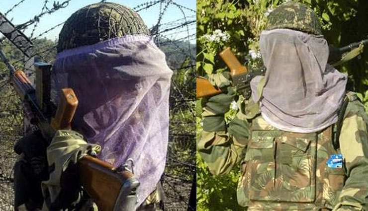 bsf,bsf jawans,mask,medicated nylon nets,india,bangladesh border,news,news in hindi