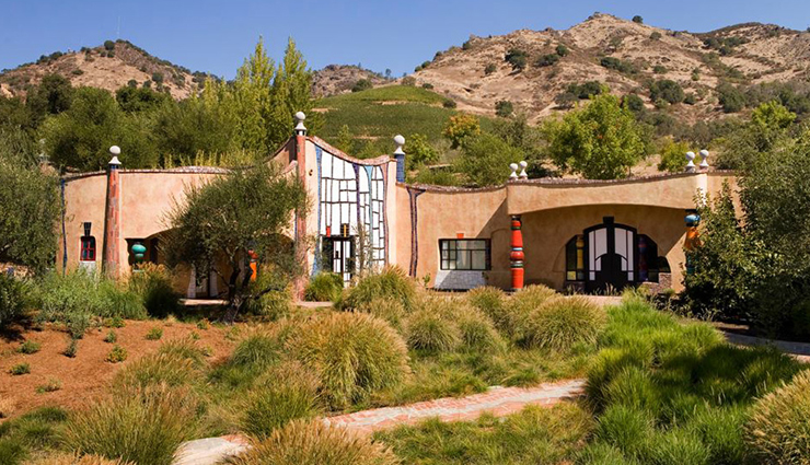 buildings created by hundertwasser,hundertwasser,waldspirale,hundertwasserhaus,quixote winery,the hundertwasser house of plochingen,hundertwasser in den wiesen,green citadel