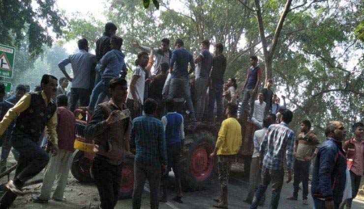 police inspector dead,clash with people,illegal slaughterhouses,bulandshahr