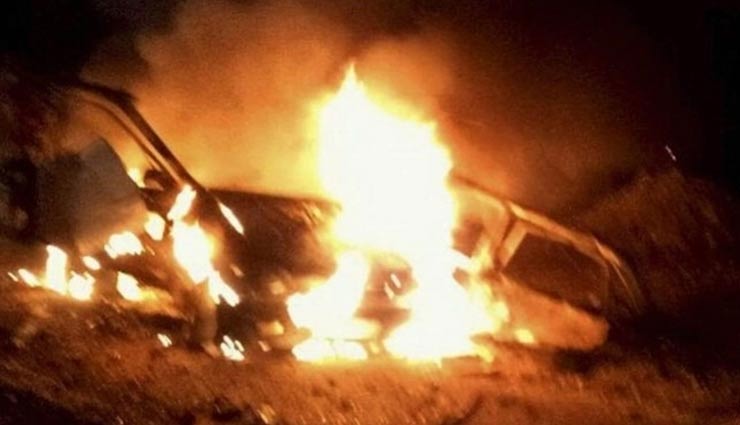 Three killed as Naxals blow up oil tanker in Chhattigarh 