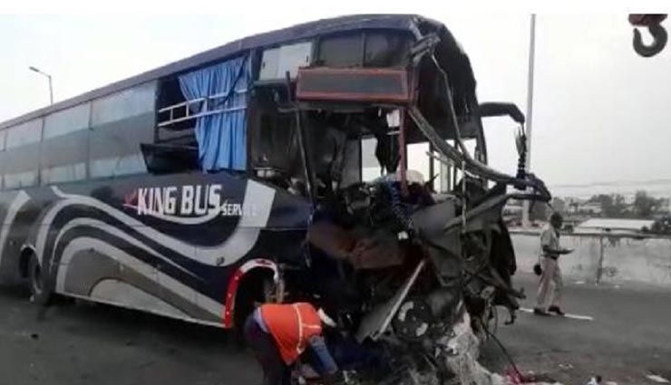 हरियाणा : ट्रक का टायर बदल रहे परिचालक को टूरिस्ट बस ने कुचला, मौके पर ही हुई मौत