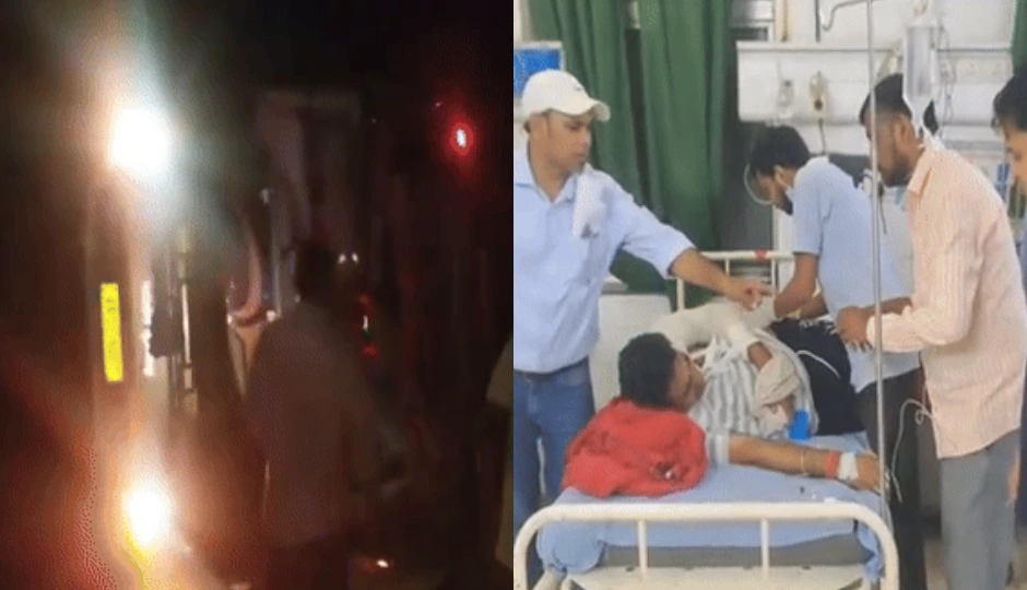 पाली में बस पलटी, 13 लोग घायल, मवेशी को बचाने के प्रयास में हुआ हादसा; हाईवे पर मची अफरा-तफरी