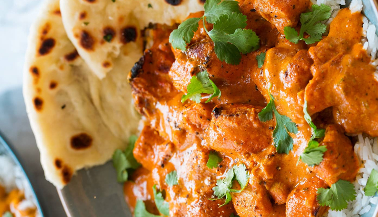 vegan butter chicken,butter chicken recipe,butter chicken with tofu,hunger struck,food