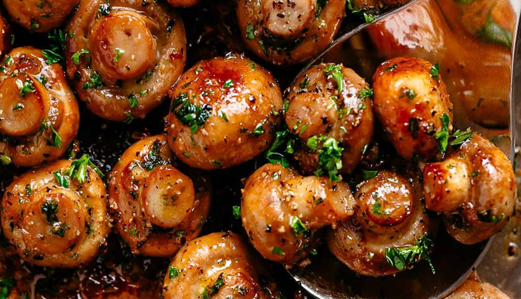 Recipe- Easy To Make Butter Garlic Mushroom