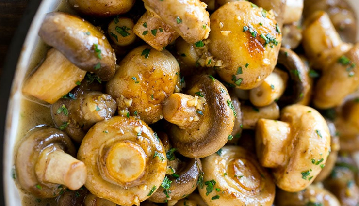 butter garlic mushroom,butter garlic mushroom recipe,hunger struck,food,easy recipes