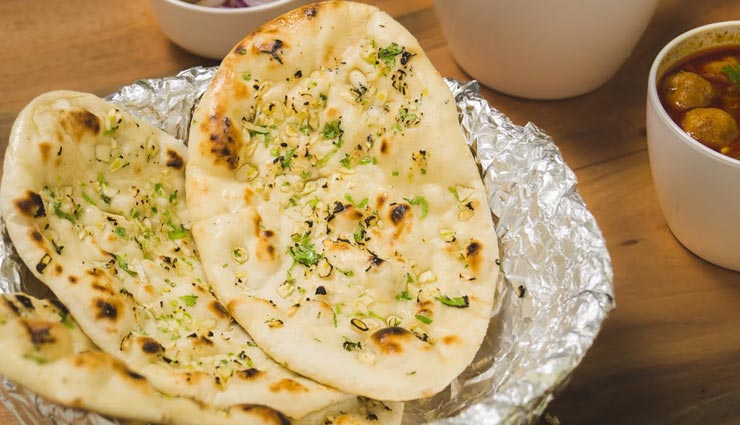 New Year Special : बिना ओवन और तंदूर के बटर नान बना भोजन को बनाए स्वादिष्ट #Recipe