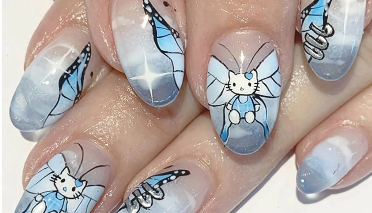butterfly nail designs,nail art,nail art designs,butterfly nail art,beauty tips,beauty
