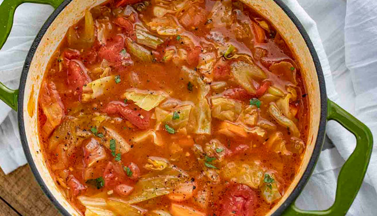 cabbage soup,cabbage recipe,soup recipe,snacks recipe