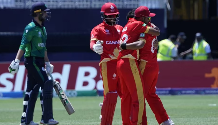 T20WC 2024: USA के बाद कनाडा ने चौंकाया, आयरलैंड को हरा दर्ज की पहली जीत

