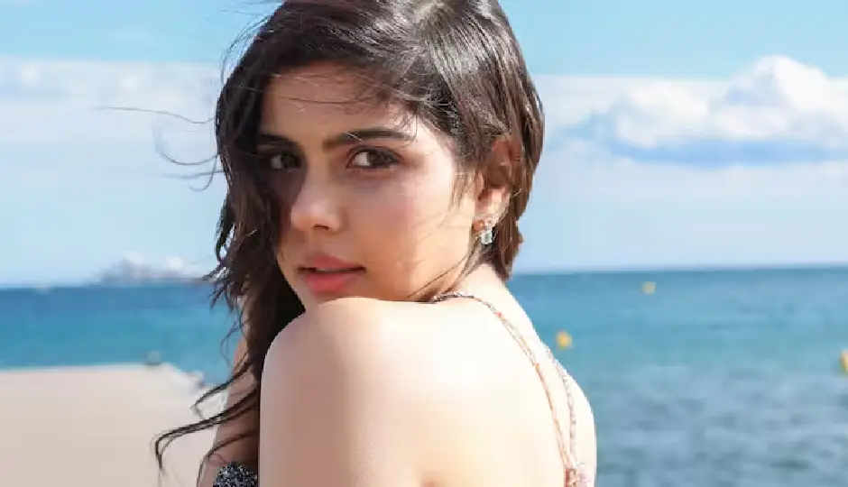 cannes film festival 2026,kalyani priyadarshan,lokah chapter 1 actress,red carpet debut cannes,bodycon gown look,viral cannes photos,south indian actress cannes,purple strapless gown,celebrity fashion cannes 2026,cannes red carpet style