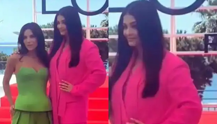 पिंक ड्रेस में बला की खूबसूरत लग रही हैं ऐश्वर्या राय, Cannes से फर्स्ट लुक हुआ वायरल