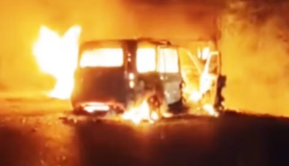 राजस्थान में एक और दर्दनाक हादसा: अब कार में जिंदा जल गए 4 दोस्त, जैसलमेर के बाद बालोतरा में भीषण हादसा