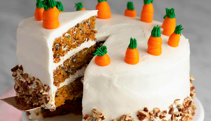 Recipe- Eggless and Healthy Carrot Cake