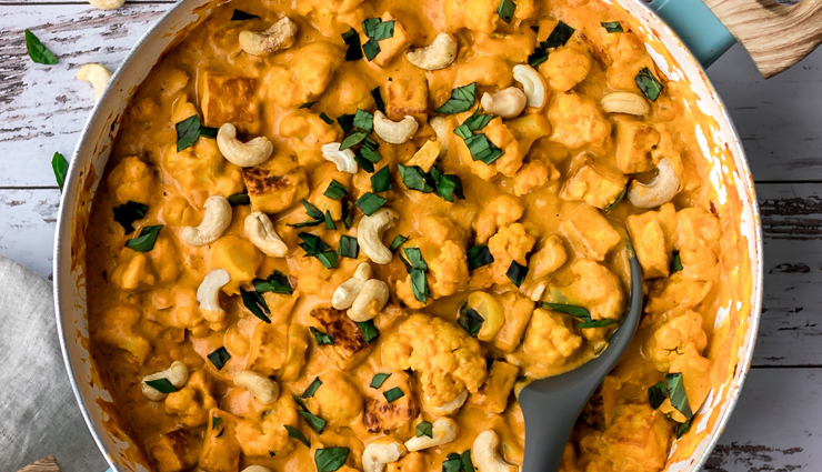 Recipe- Yummy Cauliflower Cashew Mango Curry