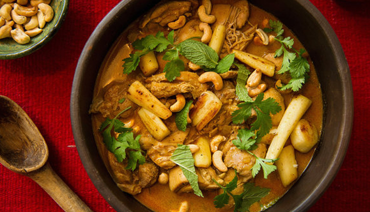 cauliflower cashew mango curry,mango recipe,curry recipe,summer recipe