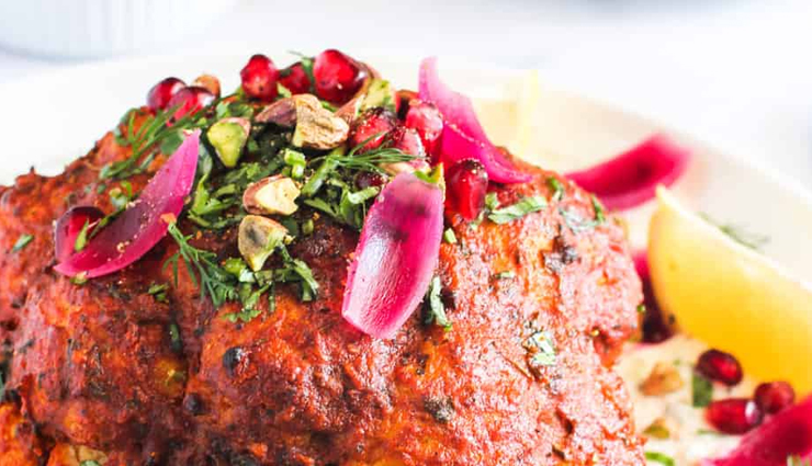 roasted tandoori cauliflower with pickled onions,tandoori cauliflower,easy recipes,hunger struck,food