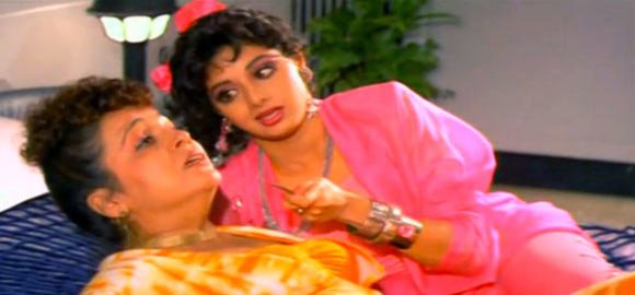 best movies of sridevi,sridevi,hit movies of sridevi,nagin,sadma,chaalbaaz,mr india,chandni,lamhe,english vinglish,mom