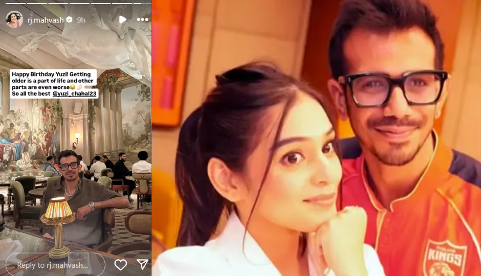 2 News : ‘डकैत’ की शूटिंग के दौरान चोटिल हुए मृणाल और अदिवि, आरजे महवश ने चहल को ऐसे किया बर्थडे विश mrunal thakur,actress mrunal thakur,adivi sesh,actor adivi sesh,mrunal adivi,dacoit movie,rj mahvash,yuzvendra chahal,mahvash chahal,chahal birthday