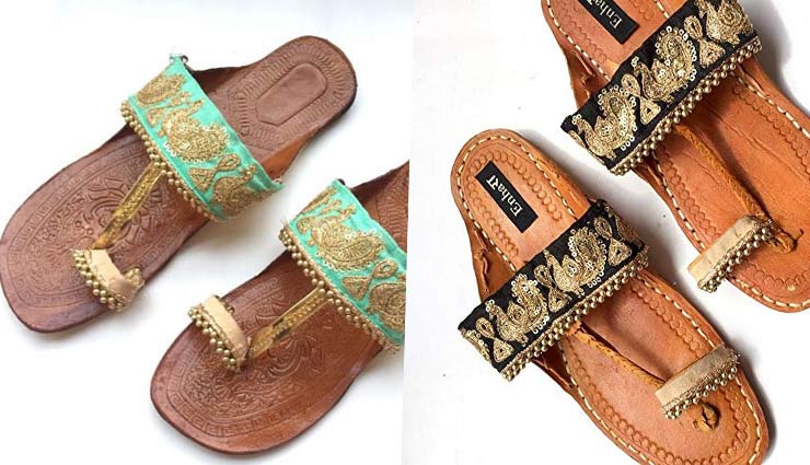 Navratri 2019: इस नवरात्रि ये फुटवियर बनाएंगे आपको स्टाइलिश, हर आउटफिट के लिए परफेक्ट navratri 2019,fashion trends,navratri fashion trends,fashion tips,kolhapuri chappal,mojadi