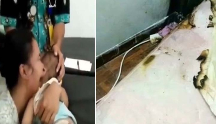 चार्जर के तार से खेल  रहा था बच्चा, लगा झटका हुई मौत