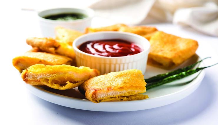 cheese bread pakora recipe,recipe,recipe in hindi,special recipe,lockdown,coronavirus