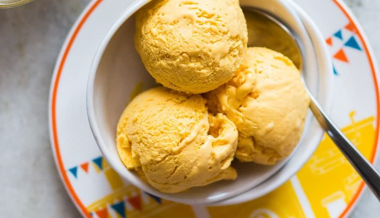 mango cheesecake ice cream,easy recipes,icecream recipe,hunger struck,food,desert recipe