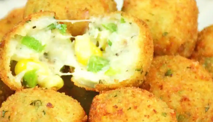 Recipe -  The Perfect Monsoon Snack for Cheesy Goodness : Cheese Corn Ball