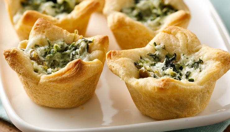 cheesy spinach bites,hunger struck,food,easy recipe