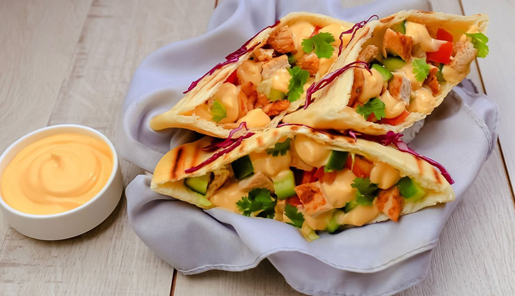 Recipe- Crisp and Delicious Cheesy Pita Pockets