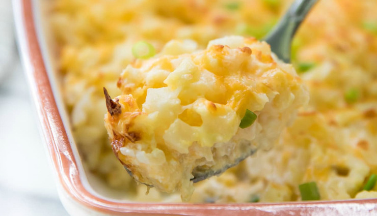Recipe- Cheesy Potato Casserole With Cream