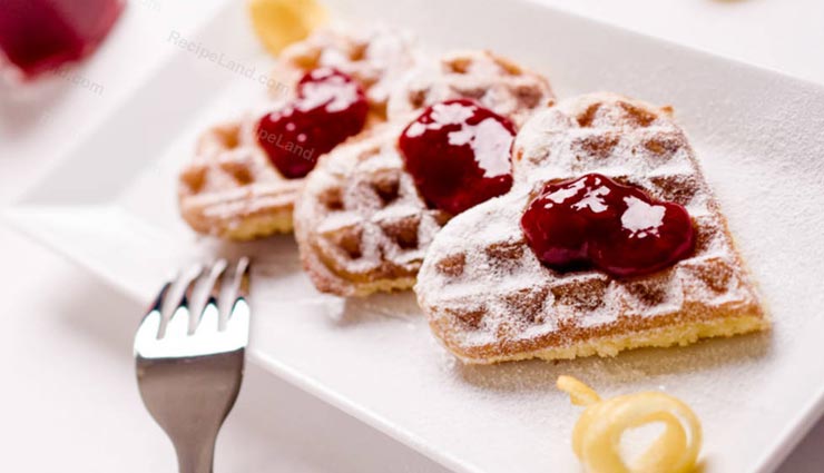 cherry waffles recipe,recipe,recipe in hindi,special recipe,christmas recipe