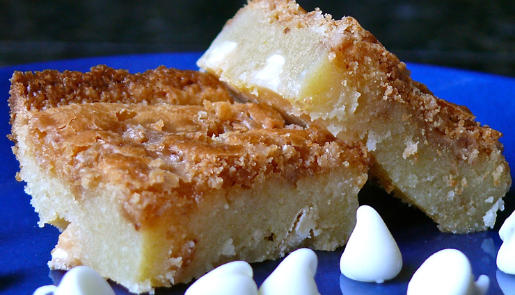 Recipe- Bite Into These Chewy White Brownies