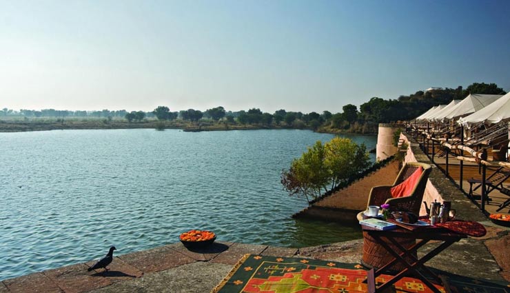 chhatra sagar lake view resort with rajasthani touch,hidden resort in rajasthan,amazing resort,resorts in india