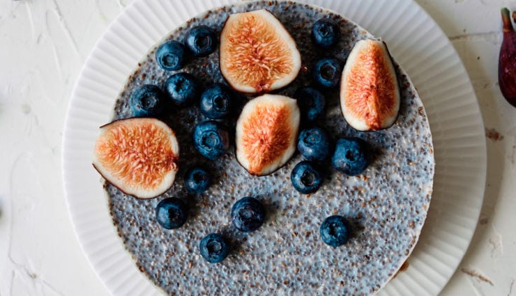 blueberry chia pudding with figs,blueberry chia pudding with figs recipe,hunger struck,food,easy recipe