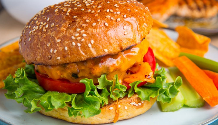 homemade chicken burger,burger recipe,chicken burger recipe,snacks recipe