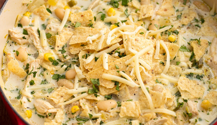 Recipe- Packed With Veggies and Protein White Chicken Chili