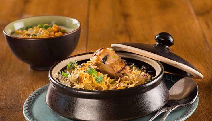 hyderabadi style chicken dum biryani,biryani recipe,non veg recipe,chicken recipe