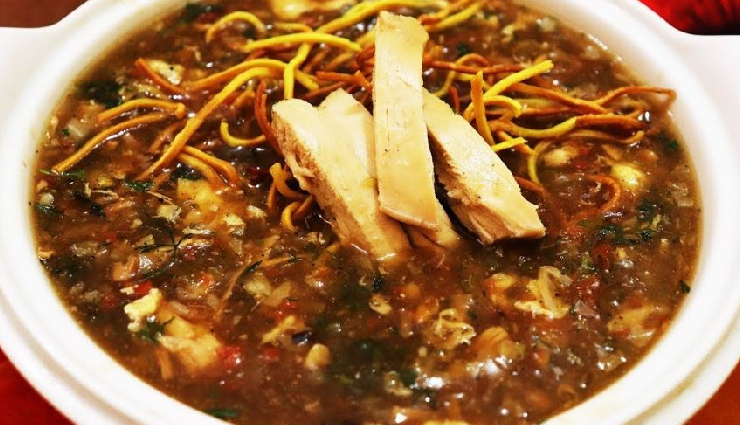 winter special chicken manchow soup,quick chicken manchow soup recipe,hearty chicken manchow soup preparation,easy winter chicken manchow soup,chicken manchow soup for cold days,homemade chicken manchow soup steps,quick and flavorful soup recipe,warm and comforting winter soup,chicken manchow soup with minimal prep time,delicious winter soup with chicken