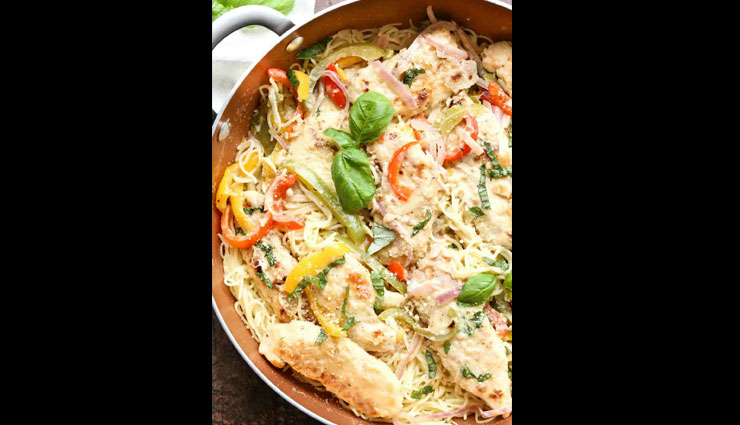 chicken scampi pasta,pasta recipe,chicken recipe,recipe,snacks recipe