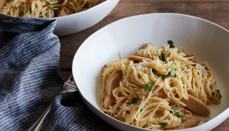 chicken scampi pasta,chicken scampi pasta recipe,easy recipe,hunger struck