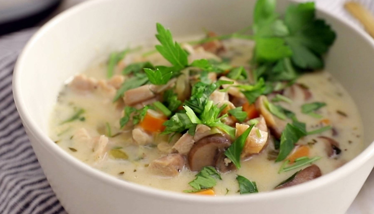 chicken and mushroom soup,hunger struck,food,easy recipe