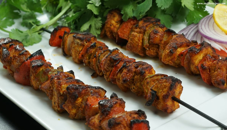 chicken tikka kebab recipe,dinner recipes,hunger struck,food,easy recipes