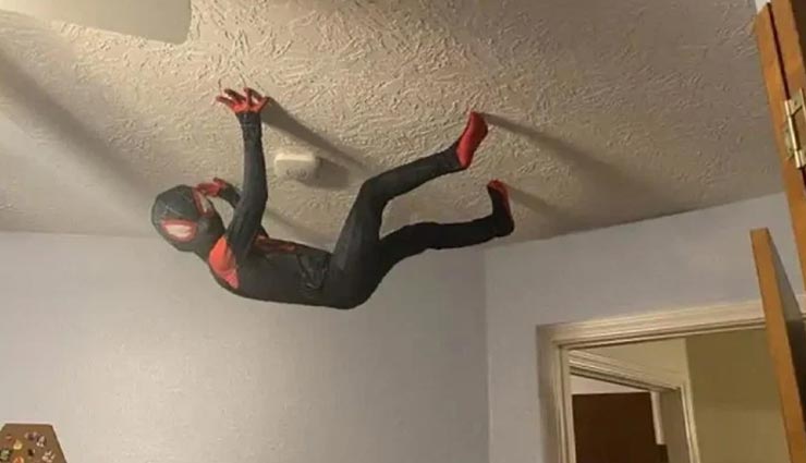 बेटे के स्पाइडर मैन बनने के सपने को पिता ने कुछ इस तरह किया पूरा