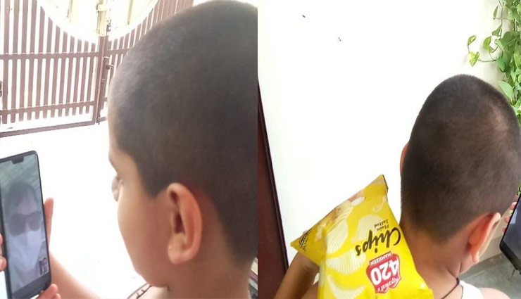 लॉकडाउन / इंदौर में बच्चे ने रोते हुए टीआई से करी चिप्स की फरमाइश, मिलने के बाद बोला - अंकल कल आइसक्रीम भिजवा दे