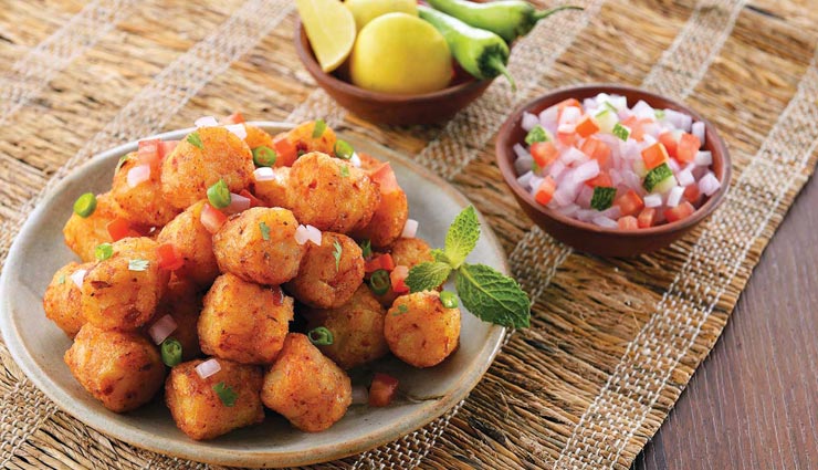 स्नैक्स में ले चिली चीज़ पोटैटो बाइट का स्वाद #Recipe 