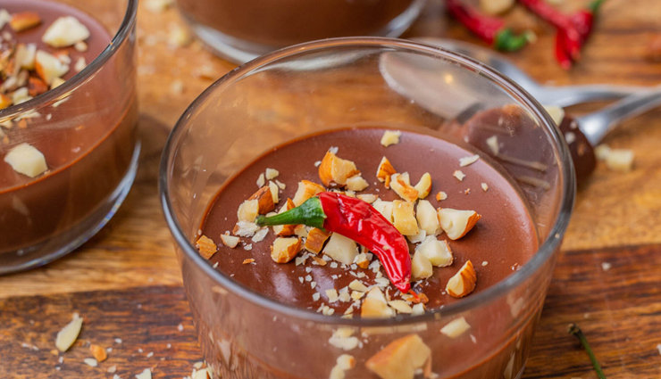 Recipe- Spicy and Luscious Chilli Chocolate Pots