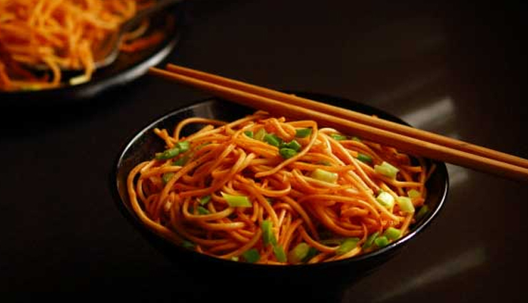 chilli garlic noodles,noodles,snacks recipe
